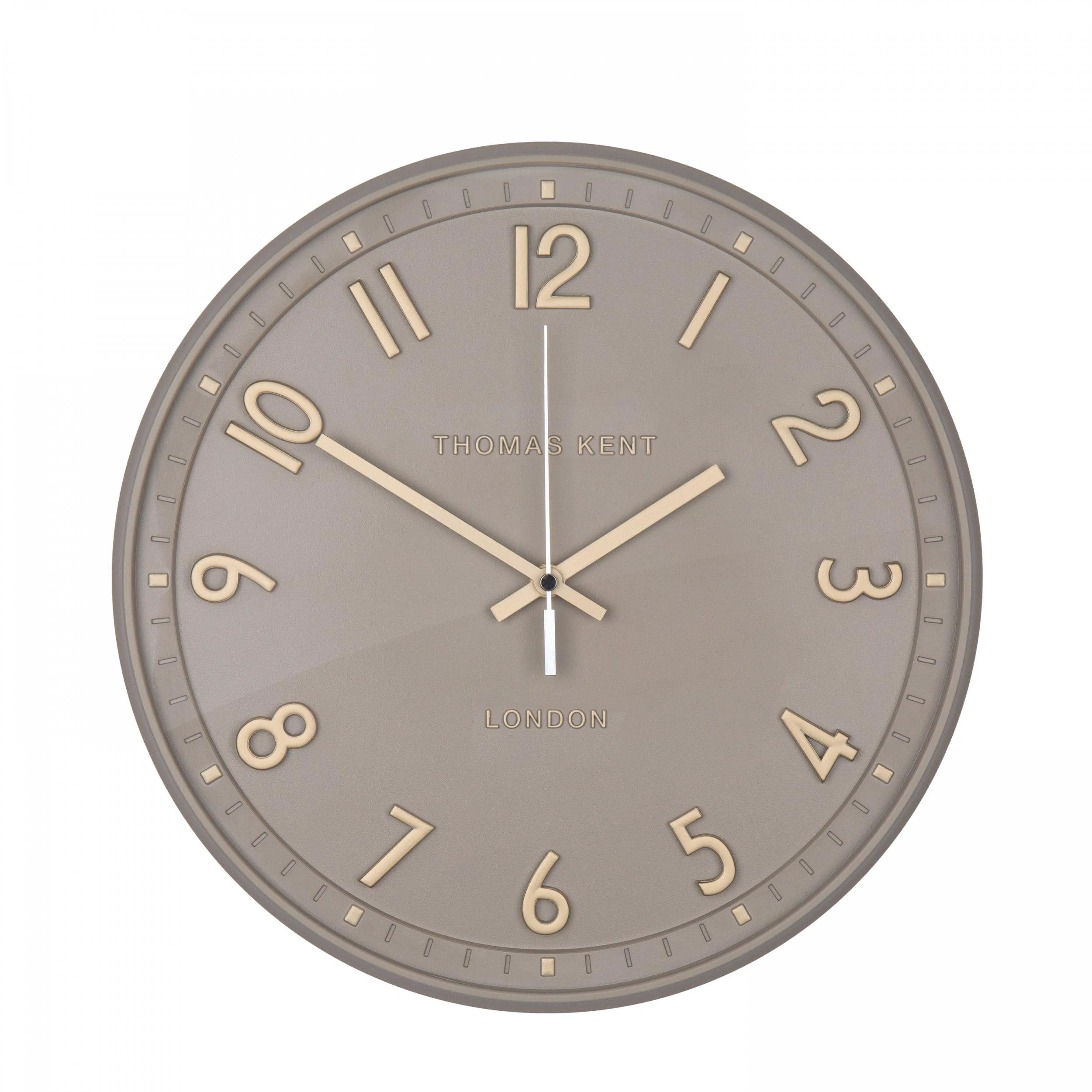 Thomas Kent 14" Tresco Wall Clock Taupe - Image 3