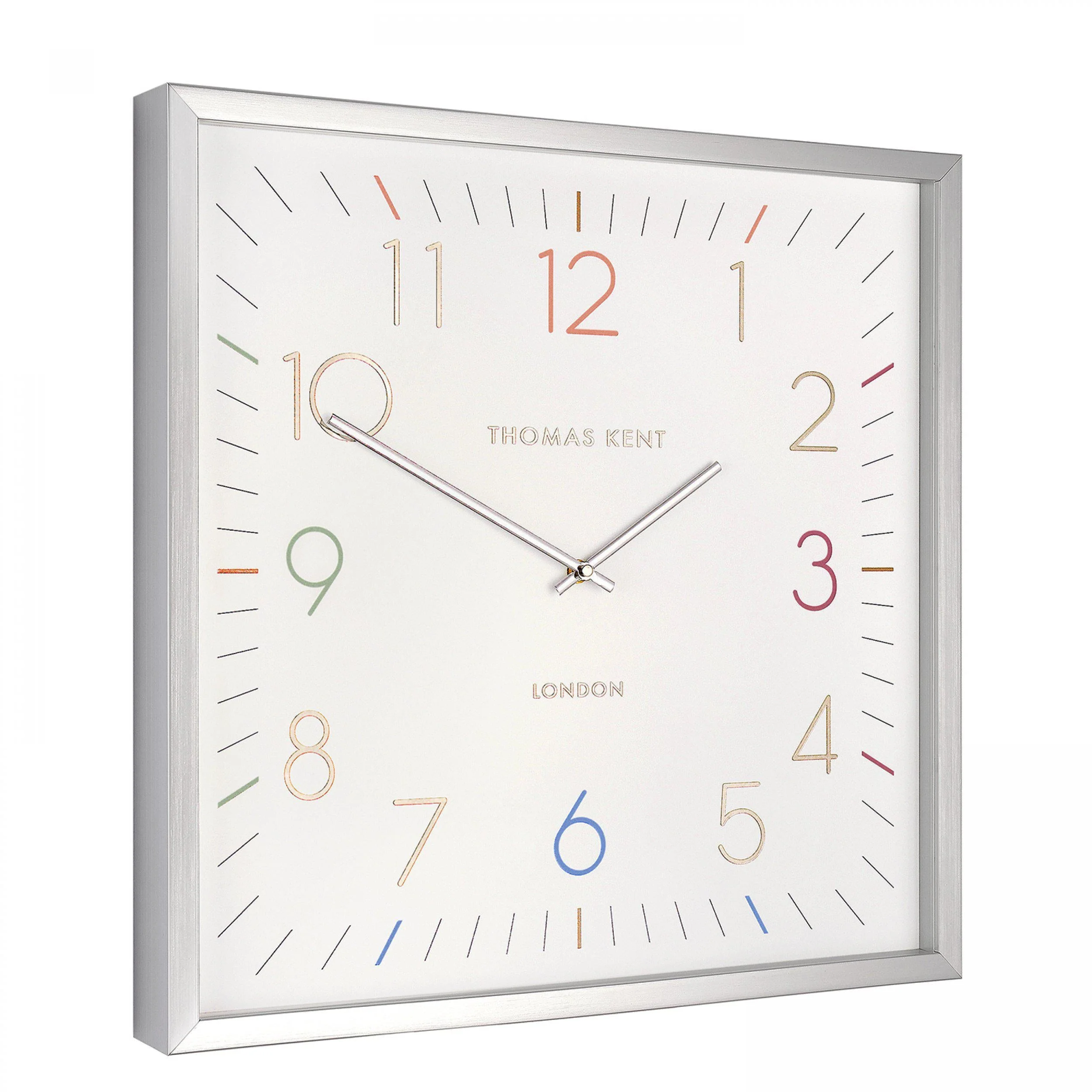 Thomas Kent 50cm Editor Wall Clock Dark Grey - Image 3