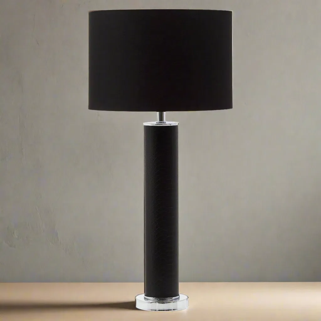 Beaumonde Home Ruma Black Table Lamp - Image 5