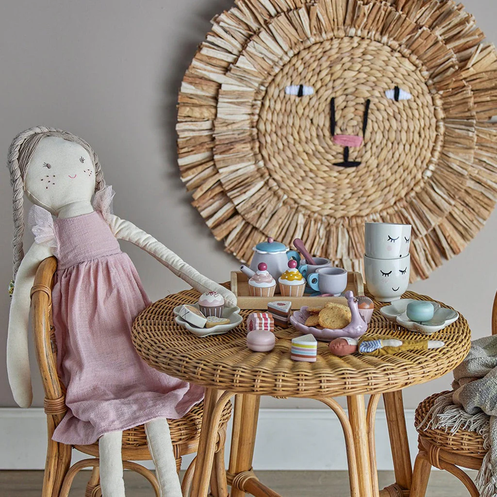 Bloomingville Lion Rattan Wall Decor - Image 3