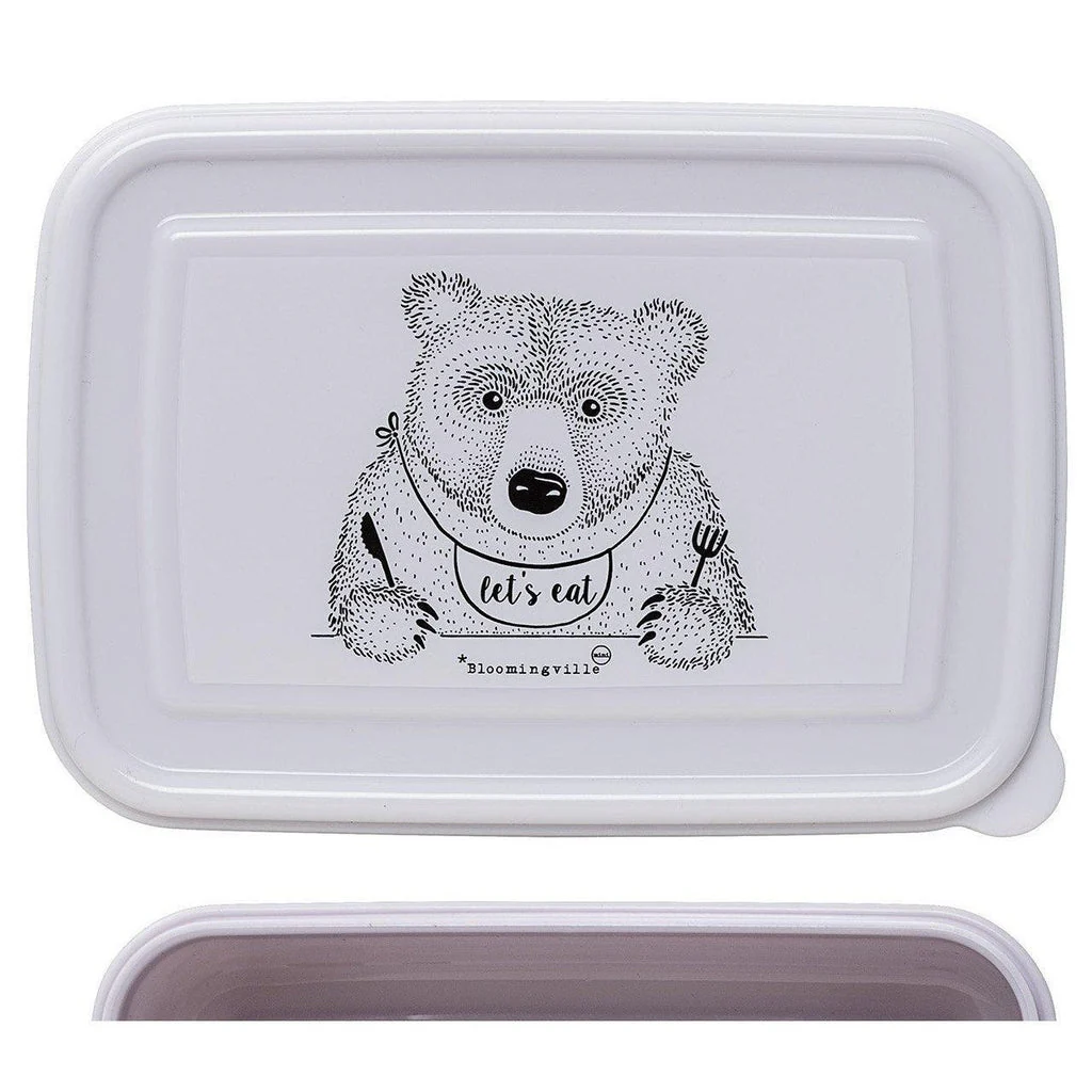 Bloomingville Sophie Junior Lunch Box with Cutlery - Image 3
