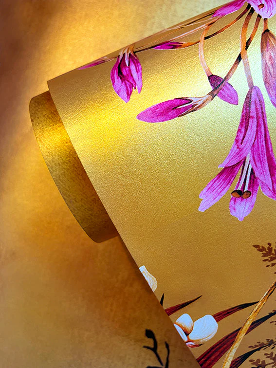 Avalana Blooms Of Midas Metallic Gold Wallpaper Mural - Image 4