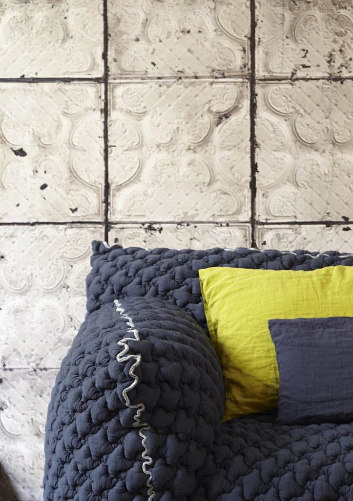 NLXL Brooklyn Tin Tiles Beige Wallpaper TIN-03 - Image 4