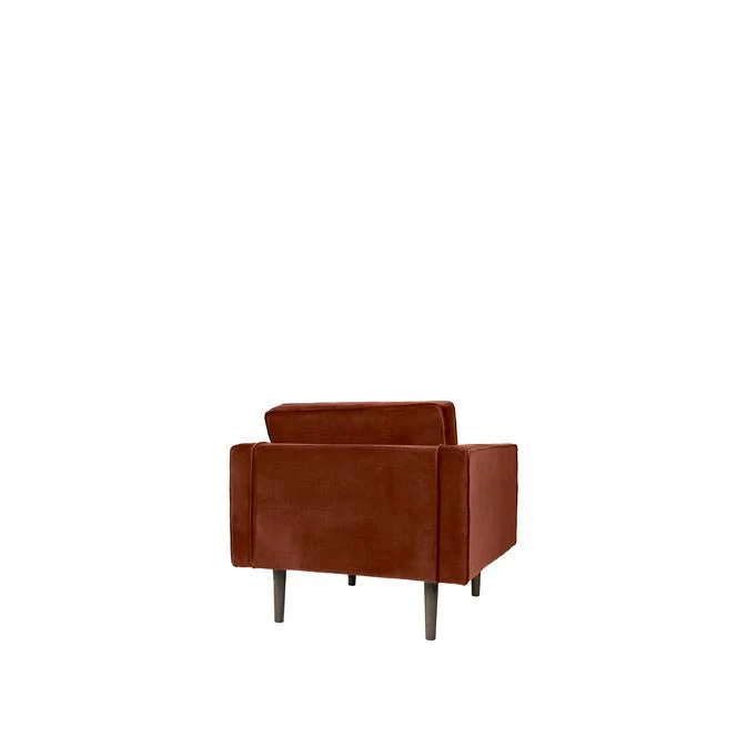 Broste Copenhagen Wind Velvet Armchair Caramel Cafe - Image 4