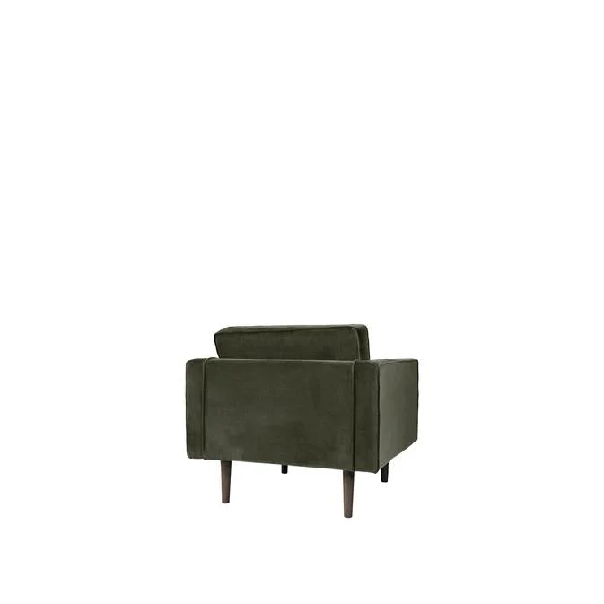 Broste Copenhagen Wind Velvet Armchair In Grape Leaf Green - Image 6