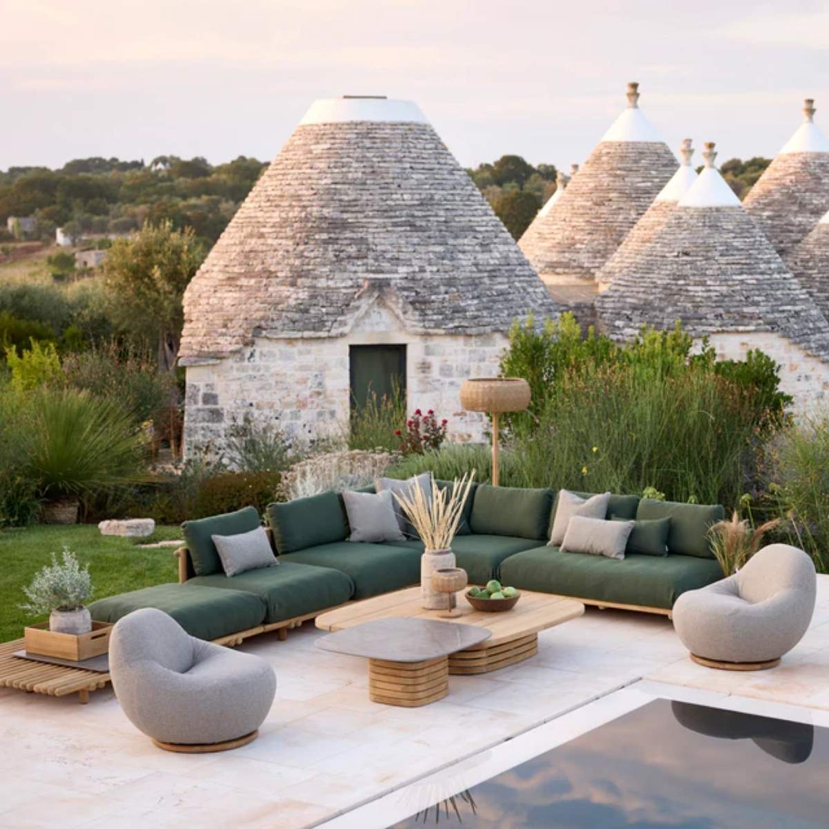 Cane-line Gem Lounge Chair W/Teak Swivel - Image 12