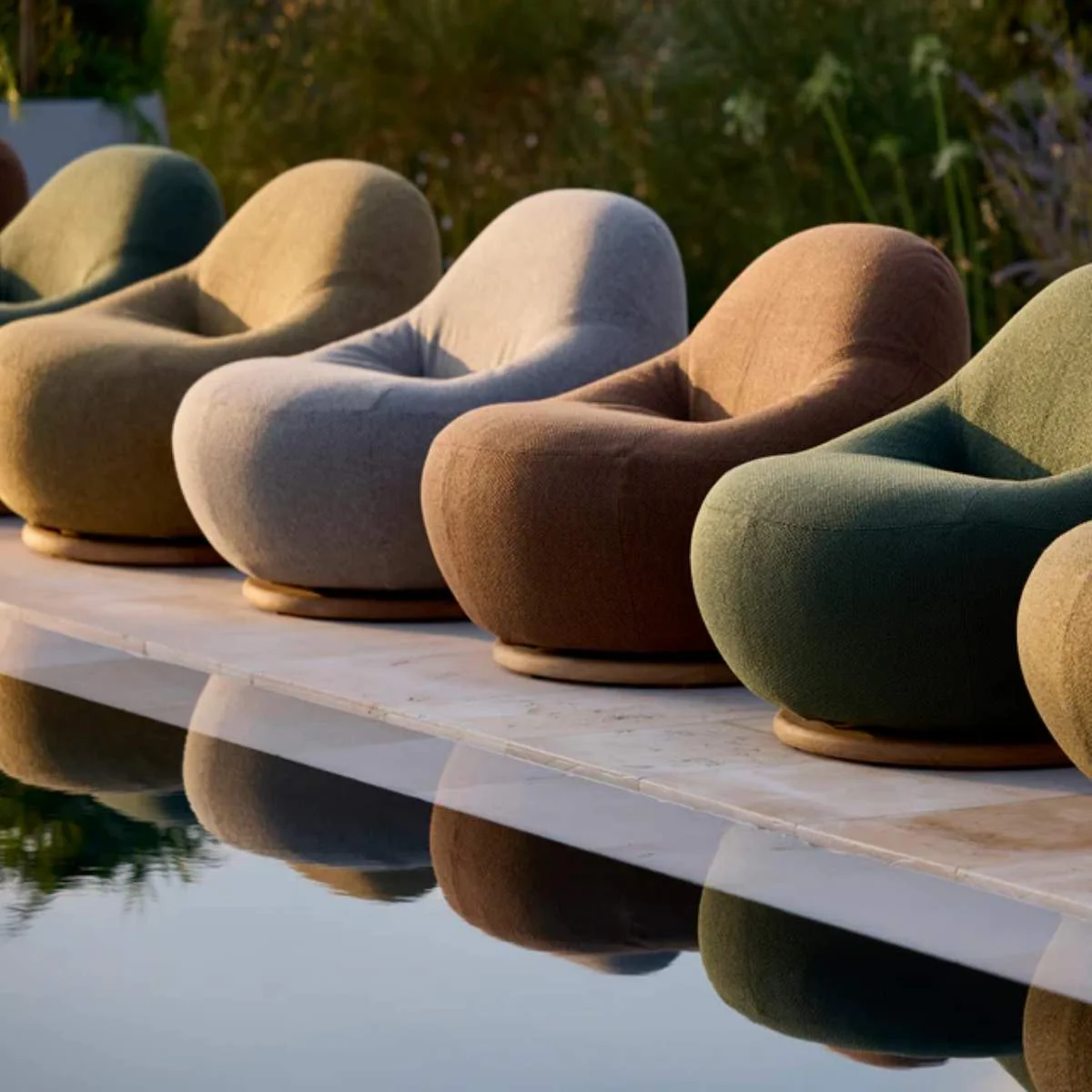 Cane-line Gem Lounge Chair W/Teak Swivel - Image 15