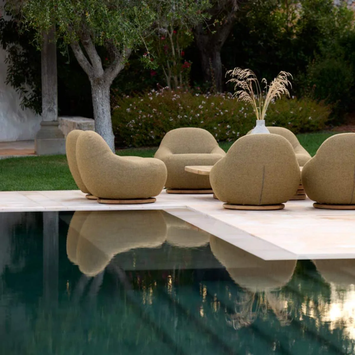 Cane-line Gem Lounge Chair W/Teak Swivel - Image 18