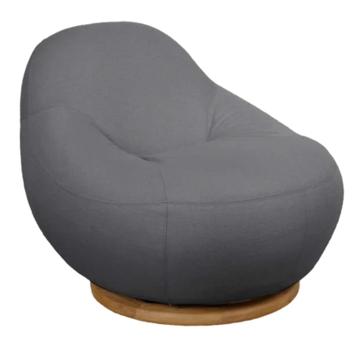 Cane-line Gem Lounge Chair W/Teak Swivel - Image 6