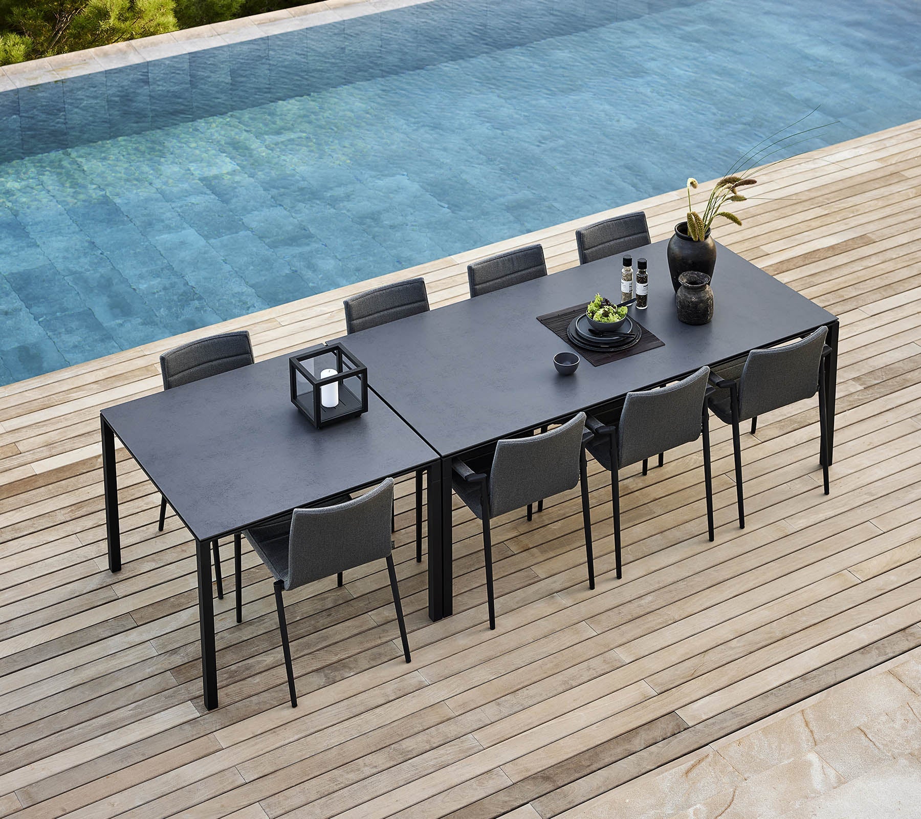 Cane-line Pure dining table, 100x100 cm - Image 18