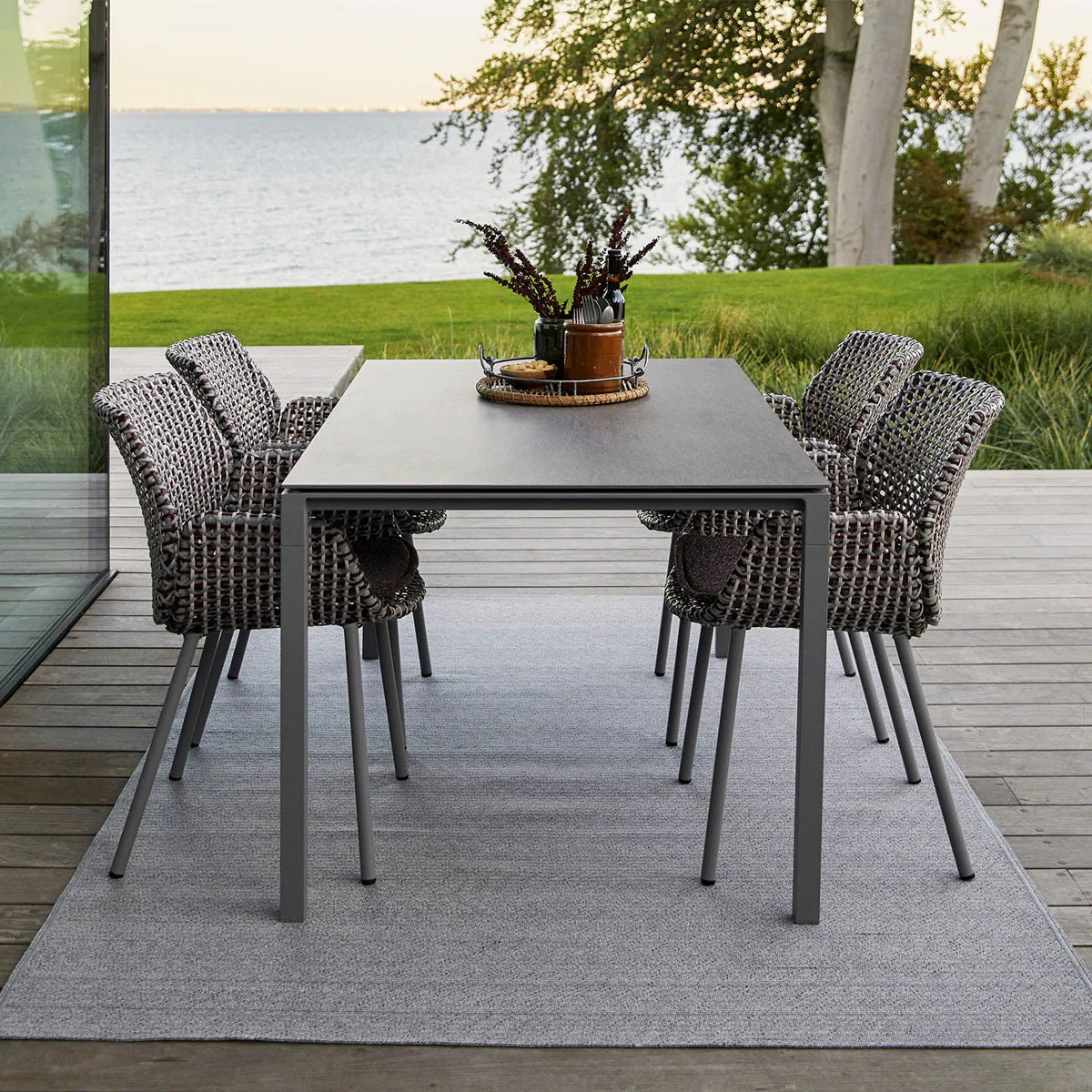 Cane-line Pure dining table, 150x90 cm - Image 26