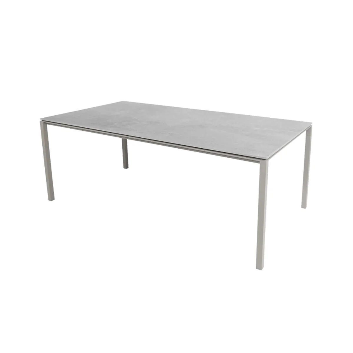 Cane-line Pure dining table, 200x100 cm - Image 5