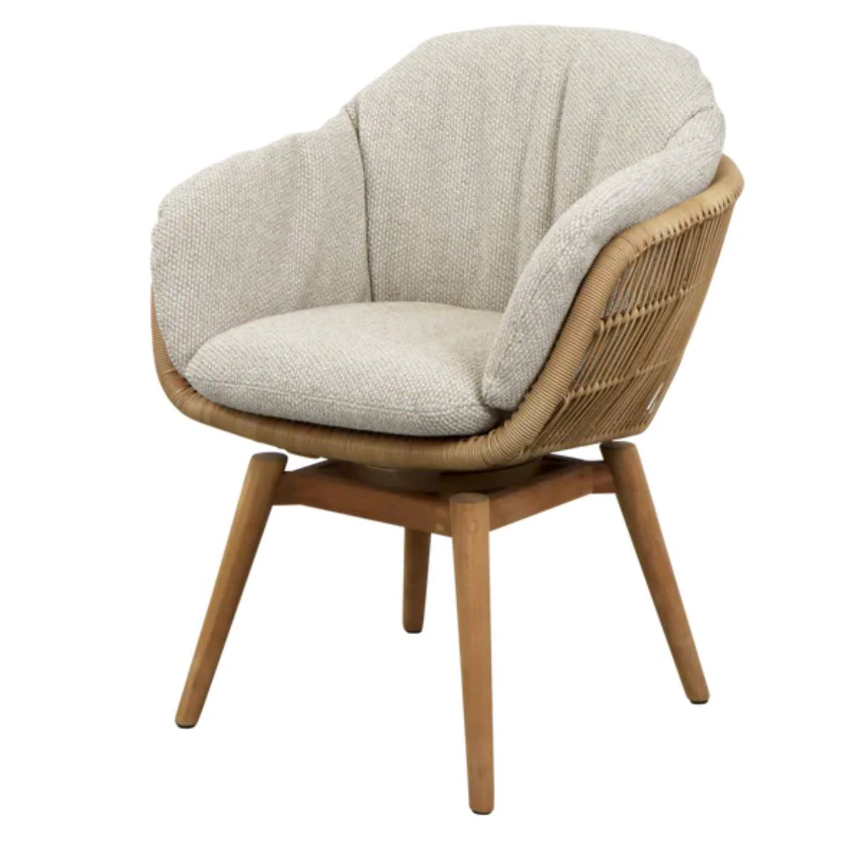 Cane-line Stay Chair W/Teak Swivel - Image 3