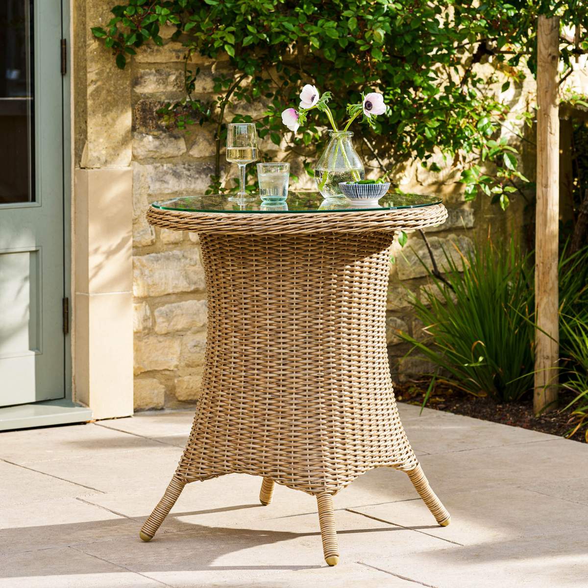 Garden Trading Brayford Bistro Set Dark Natural - Image 6