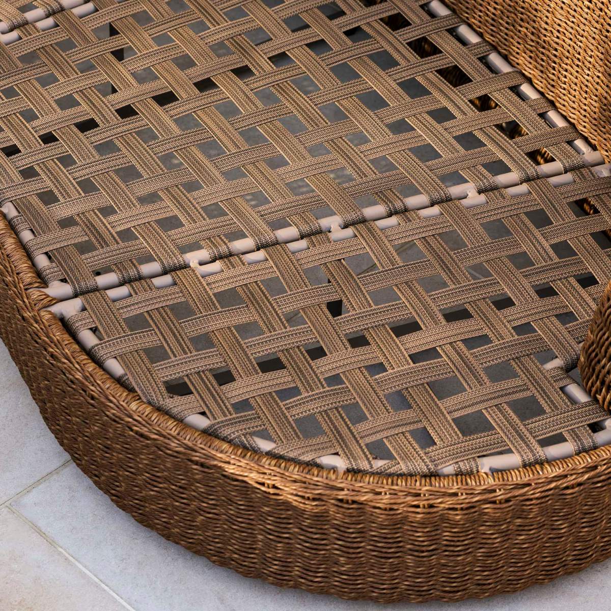 Garden Trading Hambridge Curved Corner Sofa Set Dark Natural - Image 13