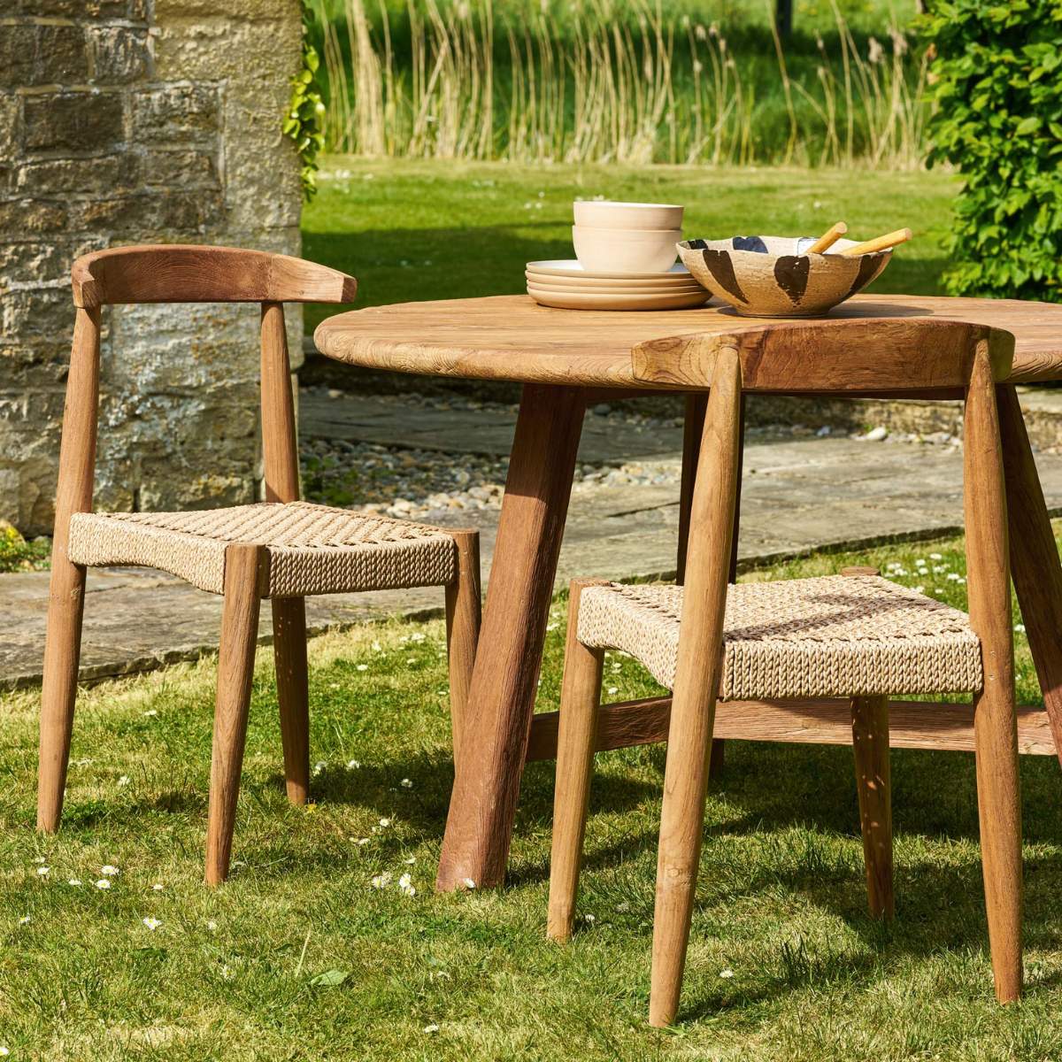 Garden Trading Hawthorne Dining Chair Set of 2 Natural - Image 11