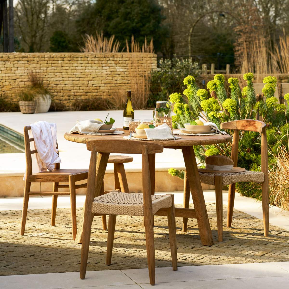 Garden Trading Hawthorne Dining Chair Set of 2 Natural - Image 12