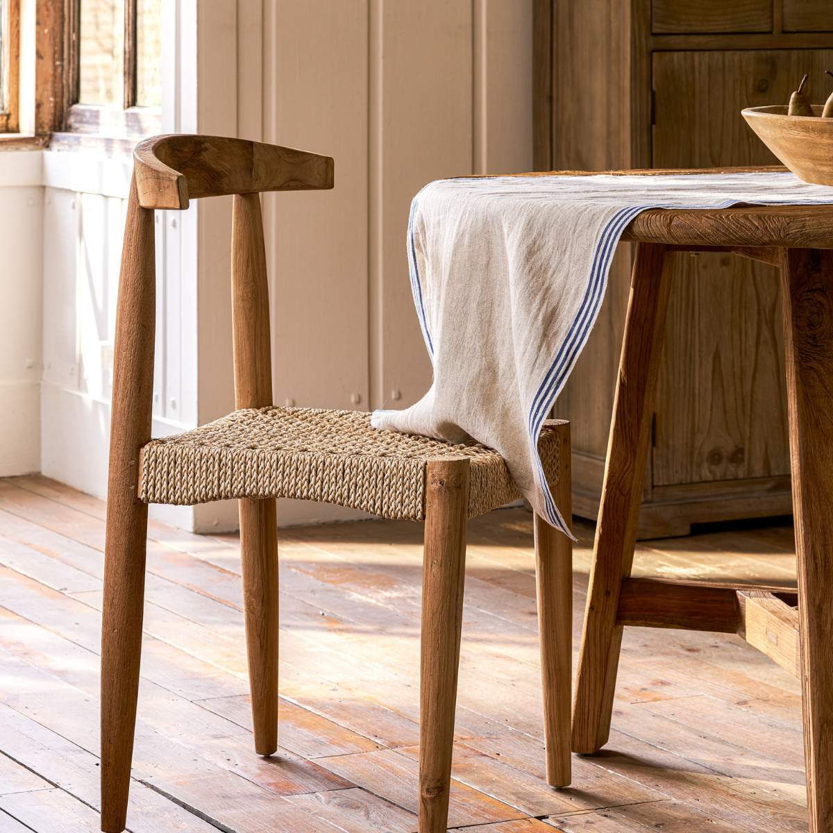 Garden Trading Hawthorne Dining Chair Set of 2 Natural - Image 8