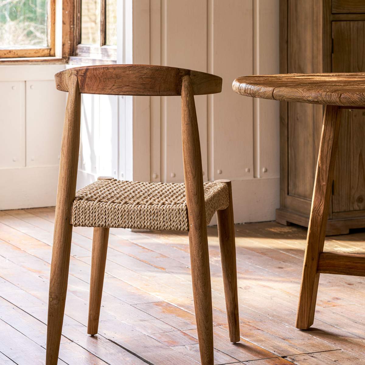 Garden Trading Hawthorne Dining Chair Set of 2 Natural - Image 9