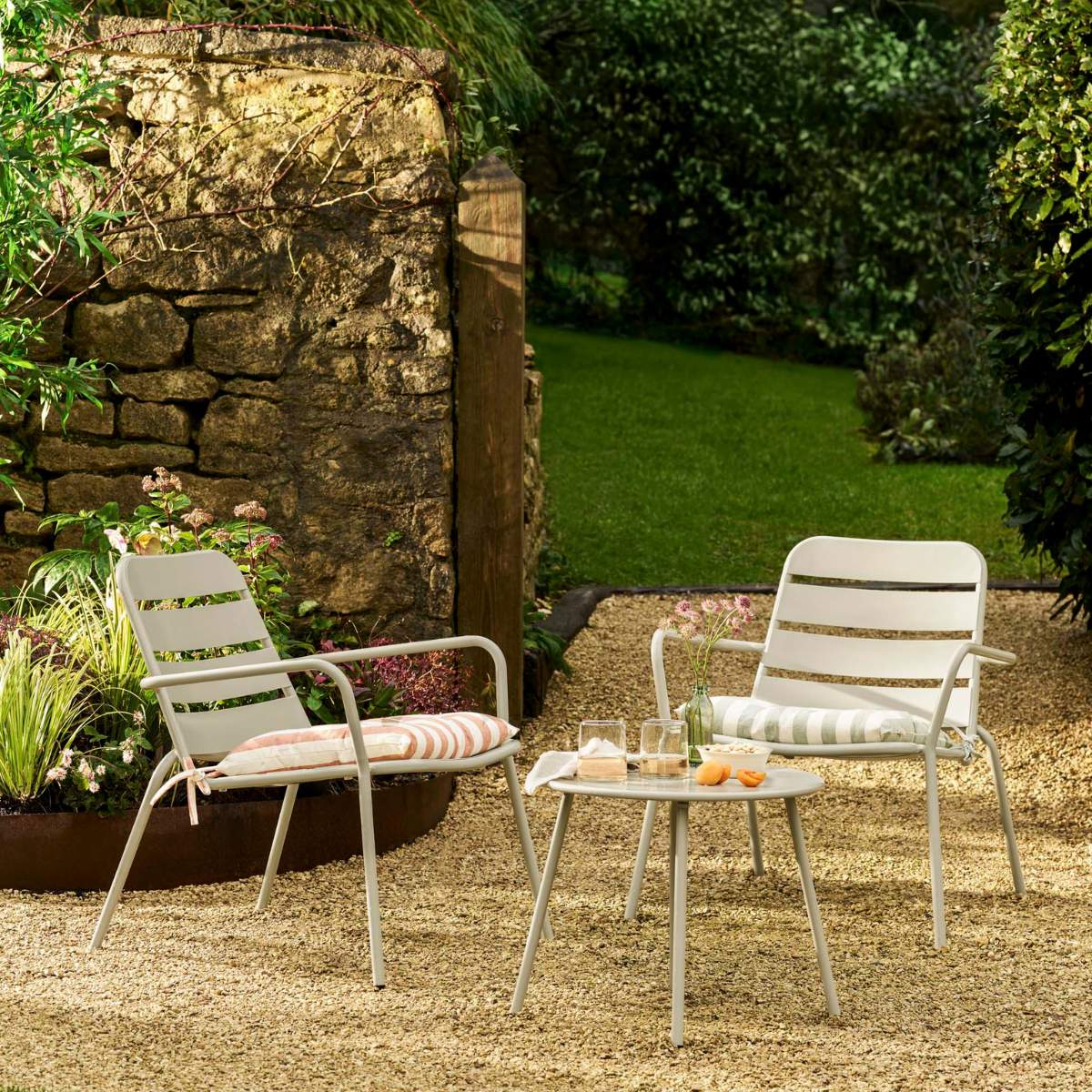Garden Trading Newbridge Armchair Set Clay - Image 7