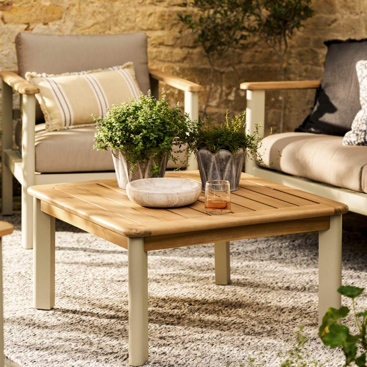 Garden Trading Tuffley 2 Seater Sofa Set Natural - Image 10