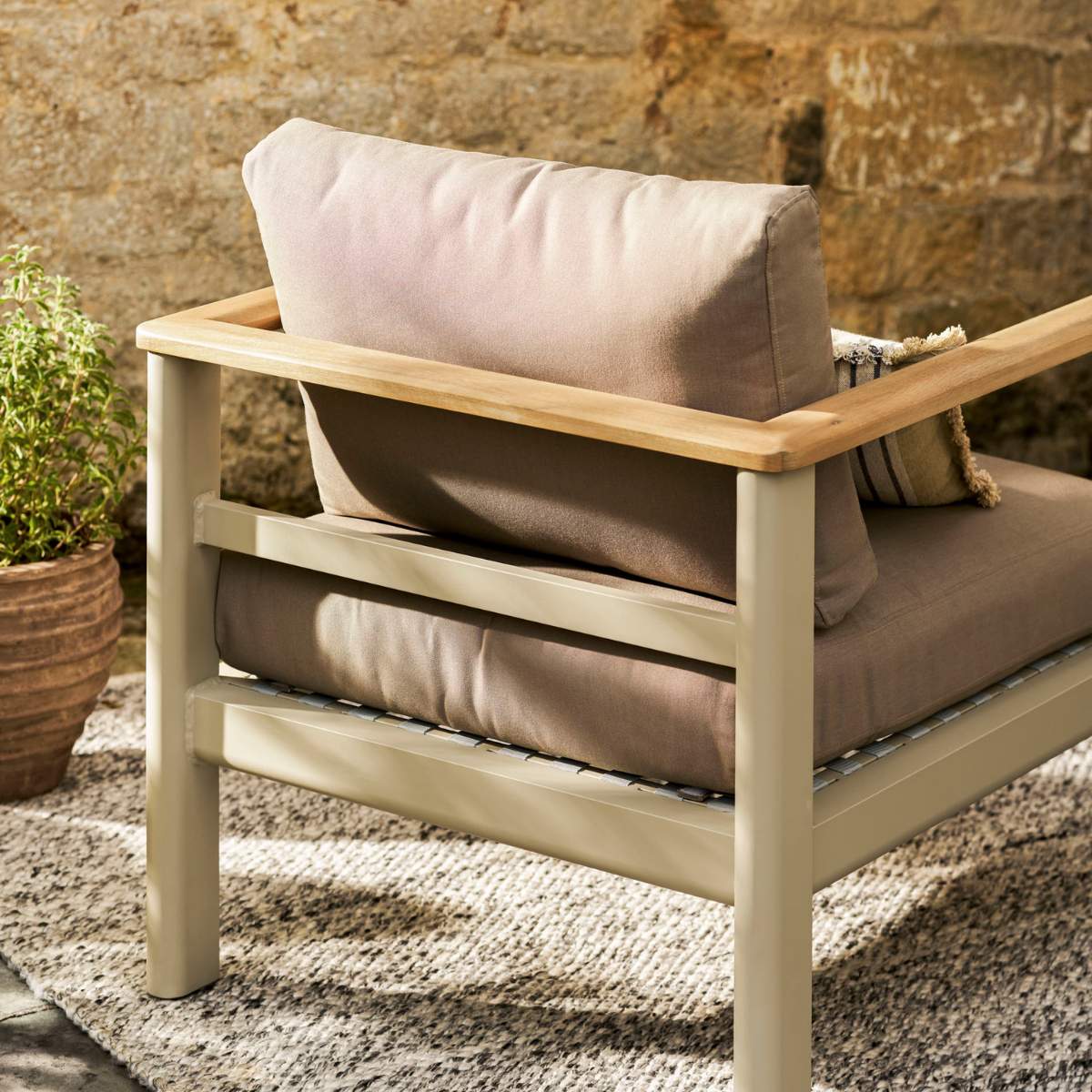 Garden Trading Tuffley 2 Seater Sofa Set Natural - Image 9