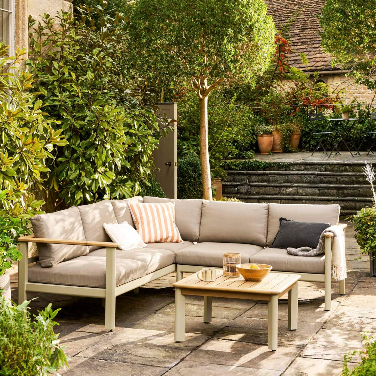 Garden Trading Tuffley Corner Sofa Set Natural - Image 14