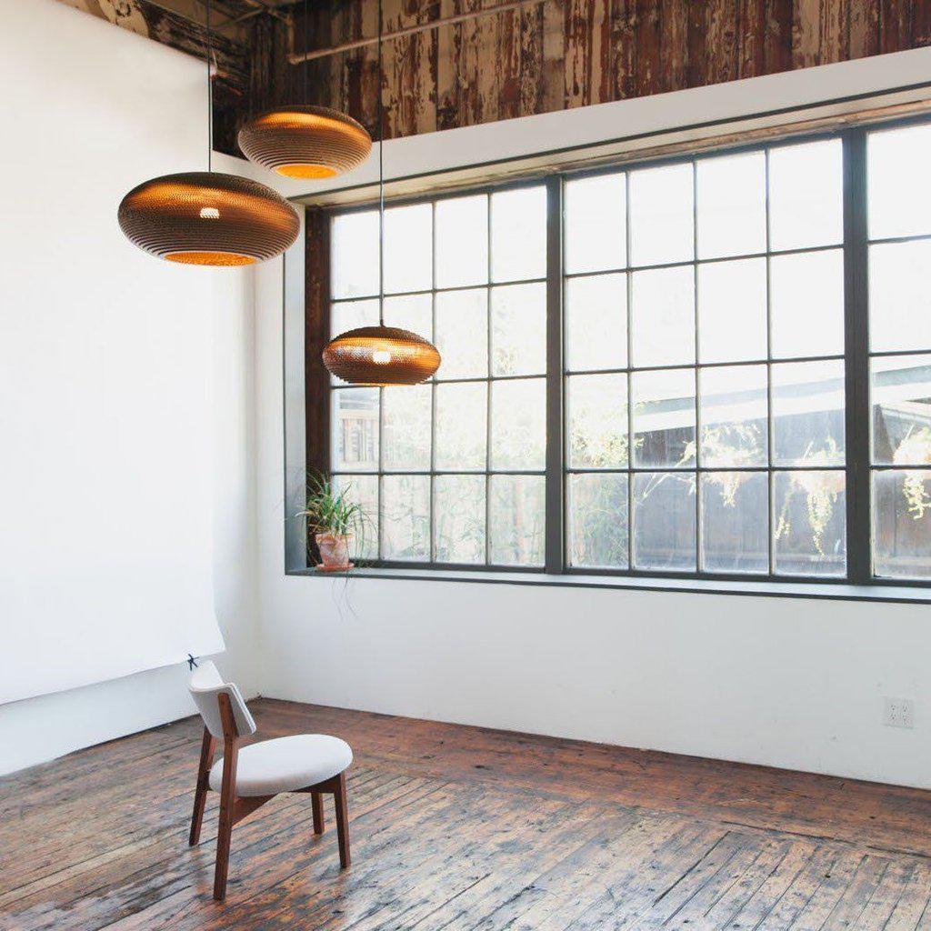 Graypants Scraplights Disc 20 Pendant Lamp - Natural - Image 3