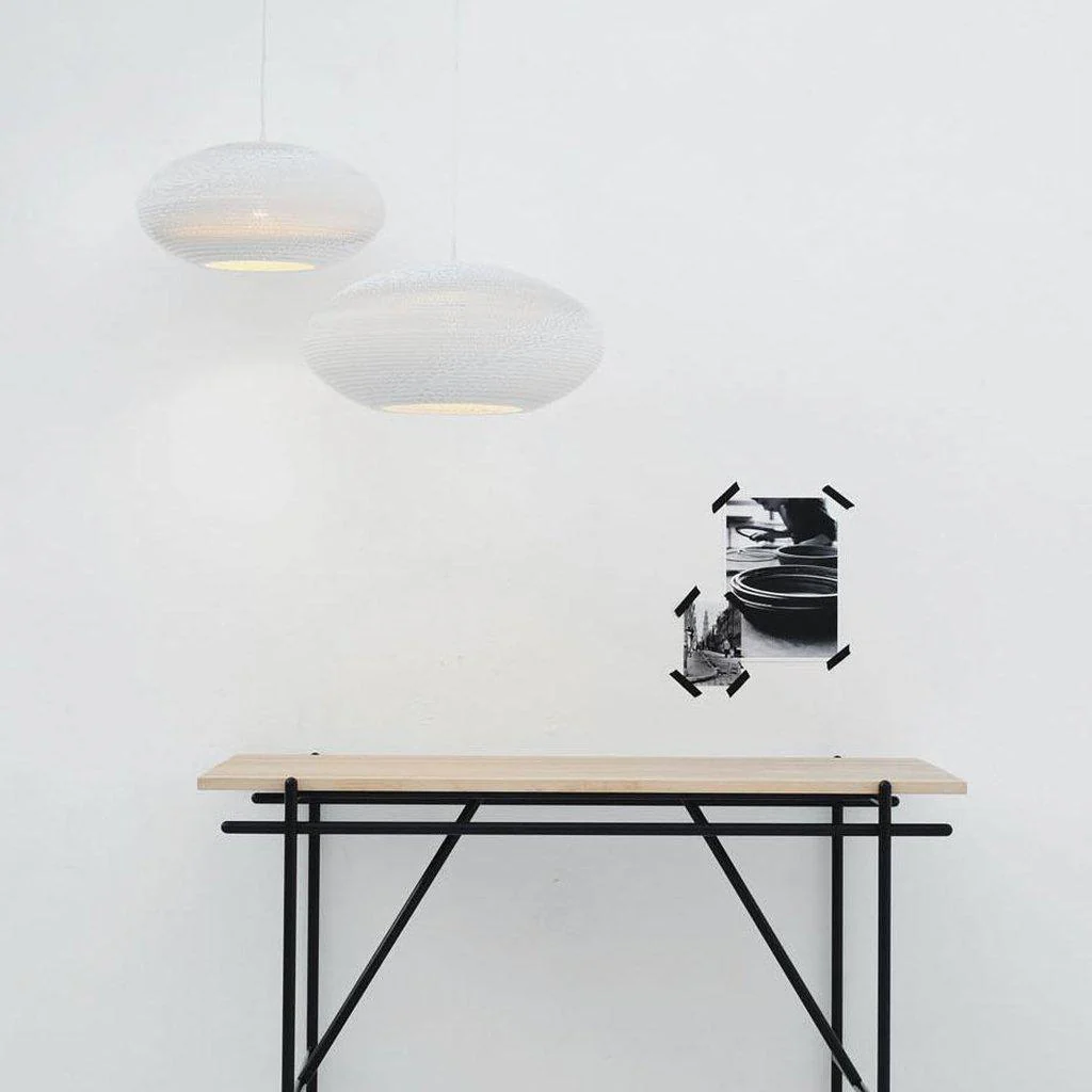 Graypants Scraplight Disc 24 Pendant Lamp White - Image 3