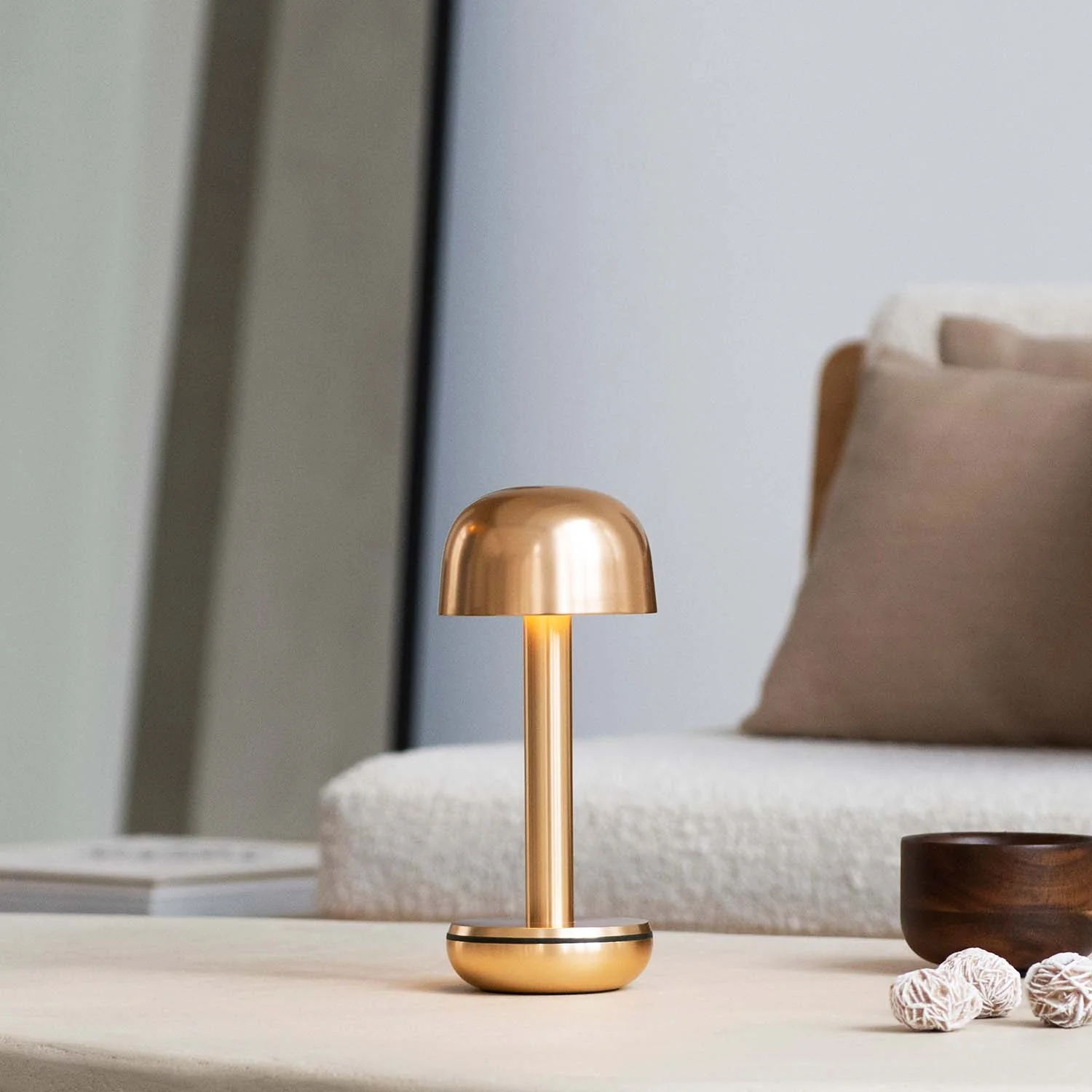 Humble Two Rechargeable Table Lamp - Gold - Image 3