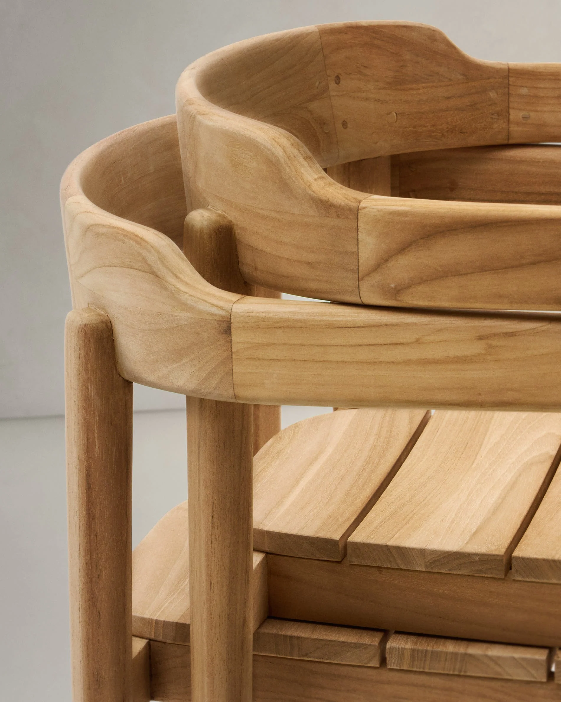 Kave Home Icaro Solid Teak Chair - Image 3