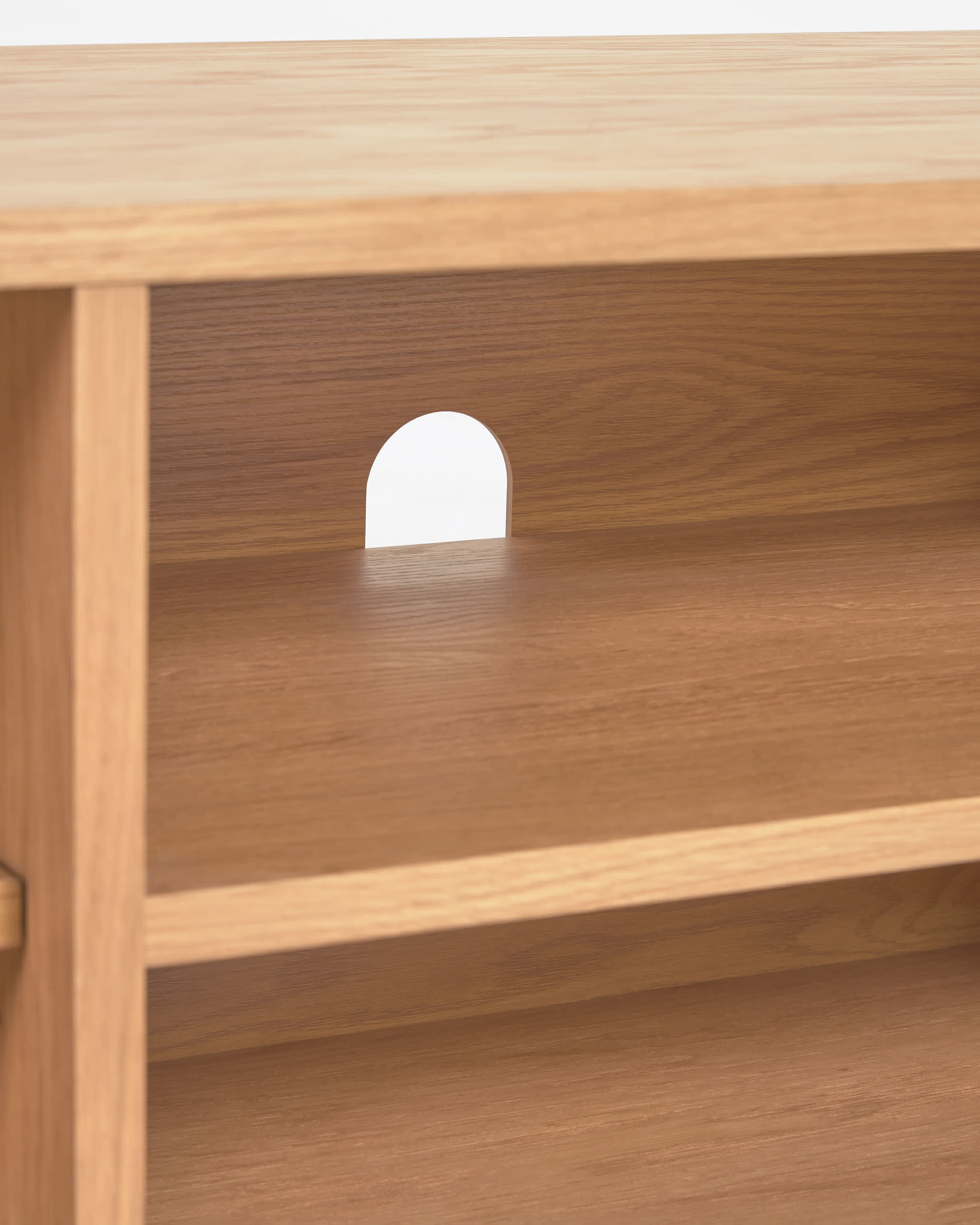 Kave Home Beyla Oak TV Cabinet - Image 9