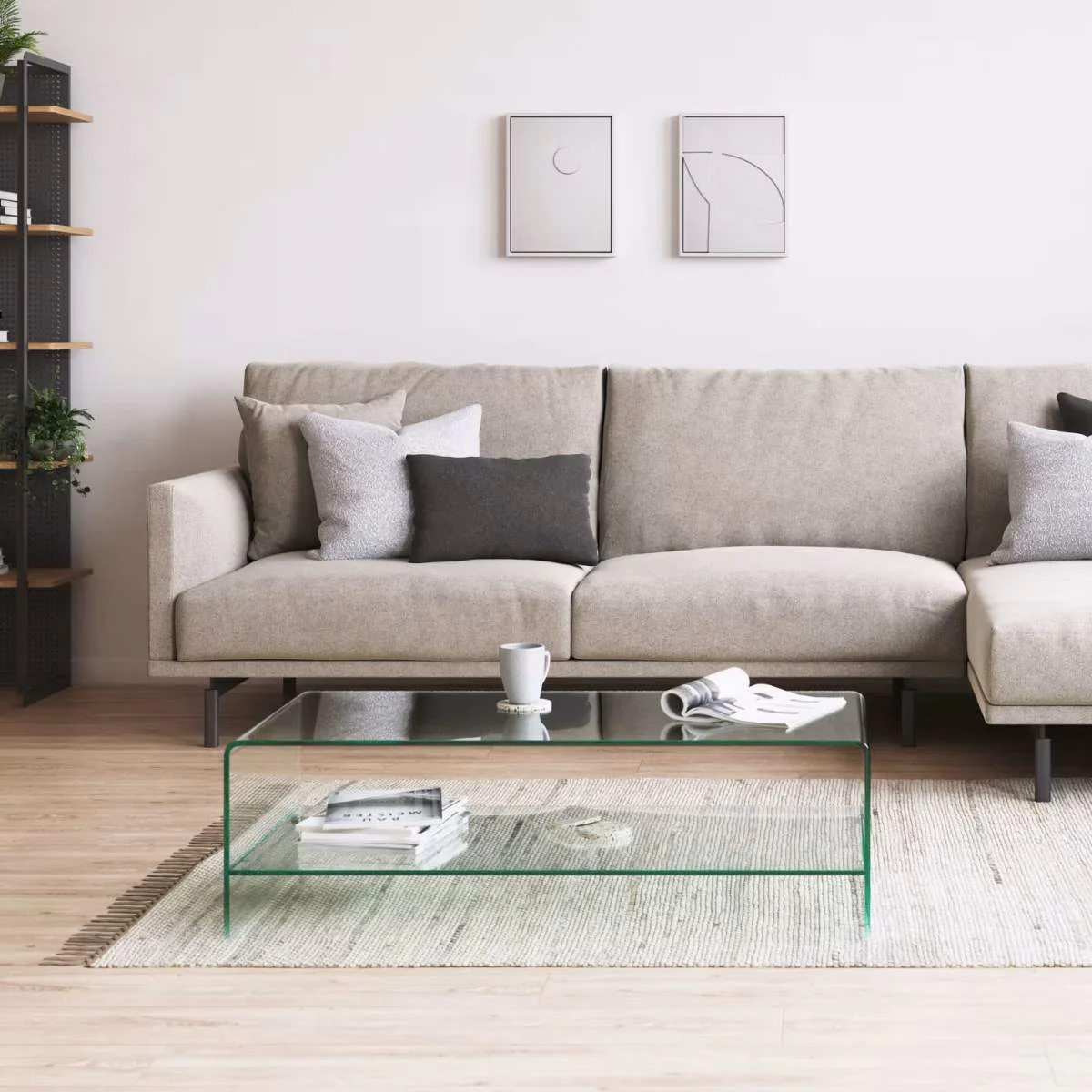 Kave Home Burano Glass Coffee Table - Image 5