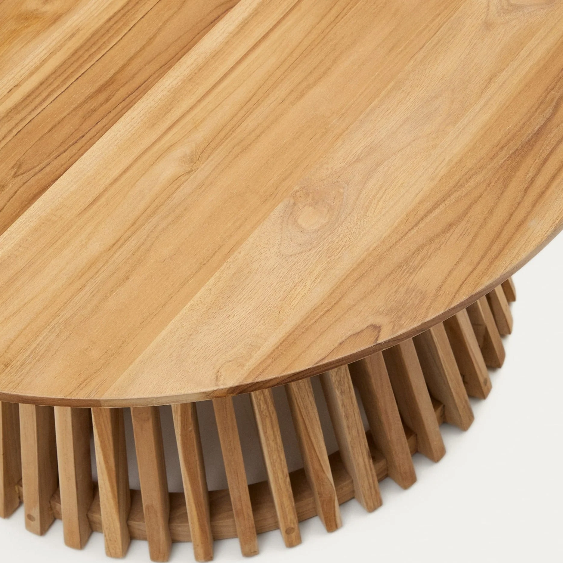 Kave Home Jeanette Natural Coffee Table 80cm - Image 3