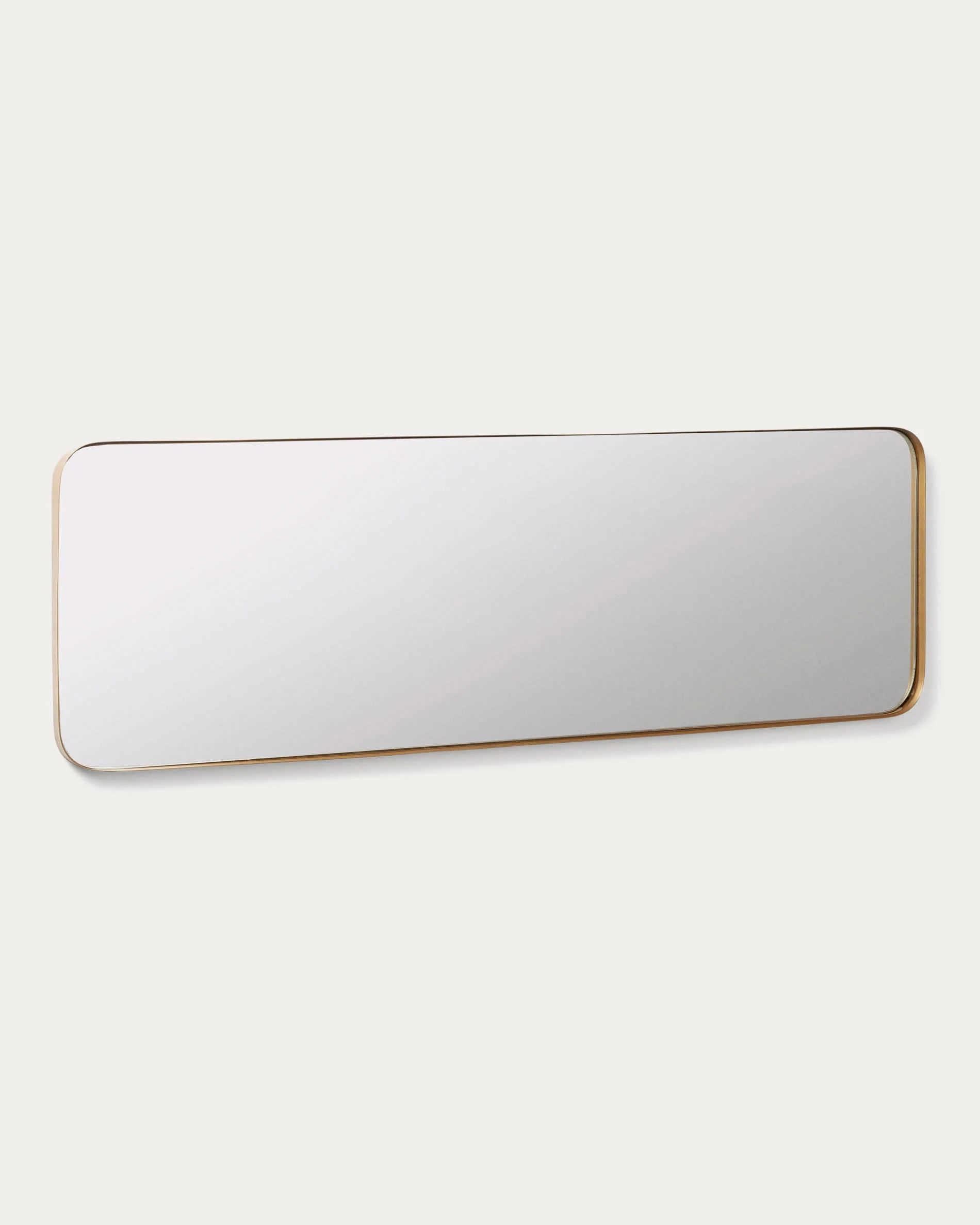 Kave Home Marco Gold Metal Long Mirror - Image 4