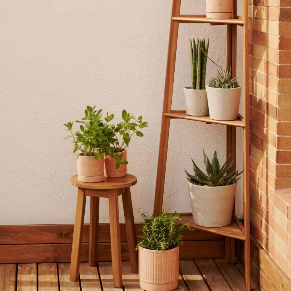 Kave Home Victora Outdoor Shelving Unit - Solid Acacia Wood, 42 x 150 cm, FSC 100% - Image 4