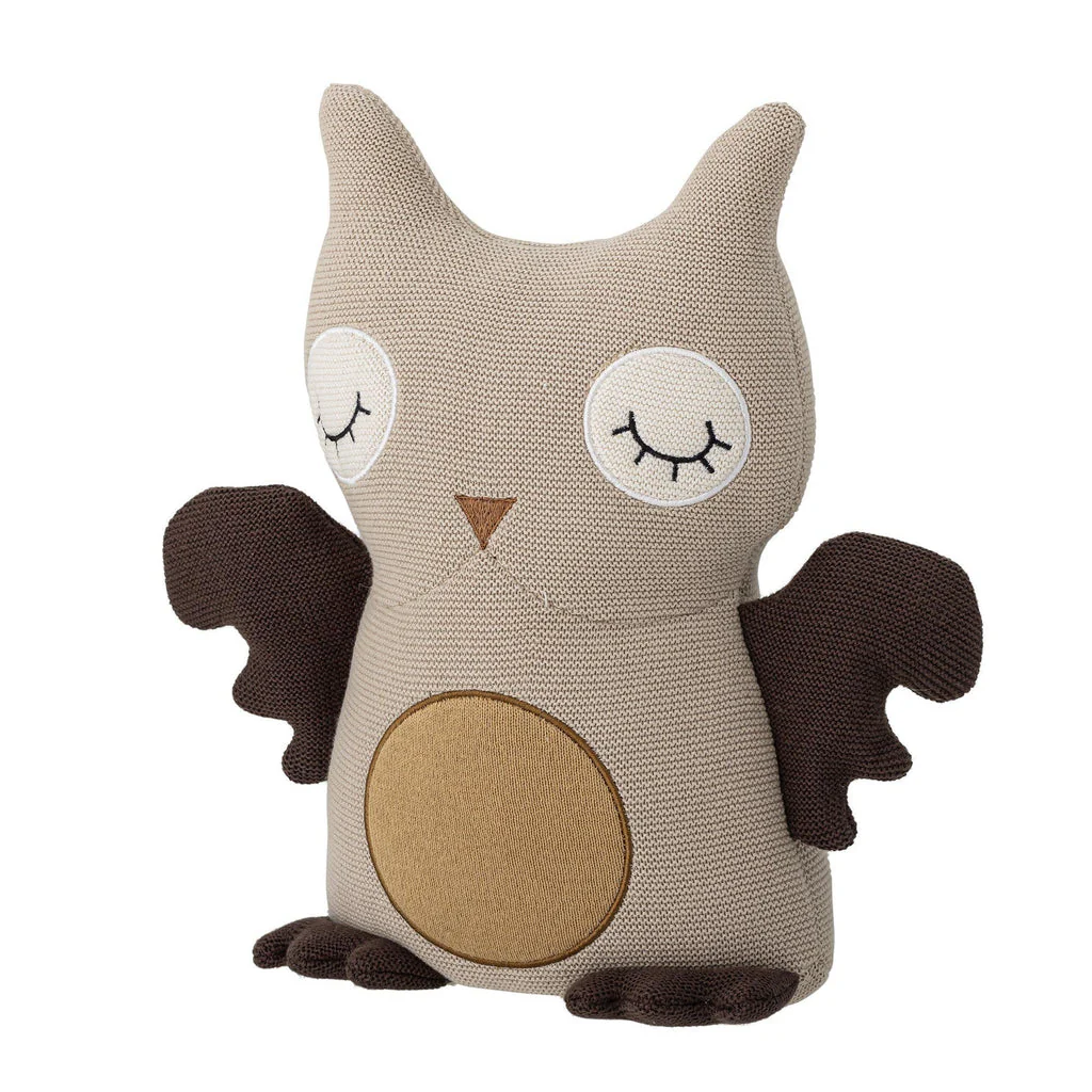Bloomingville Hiep Knitted Owl Soft Toy - Image 3