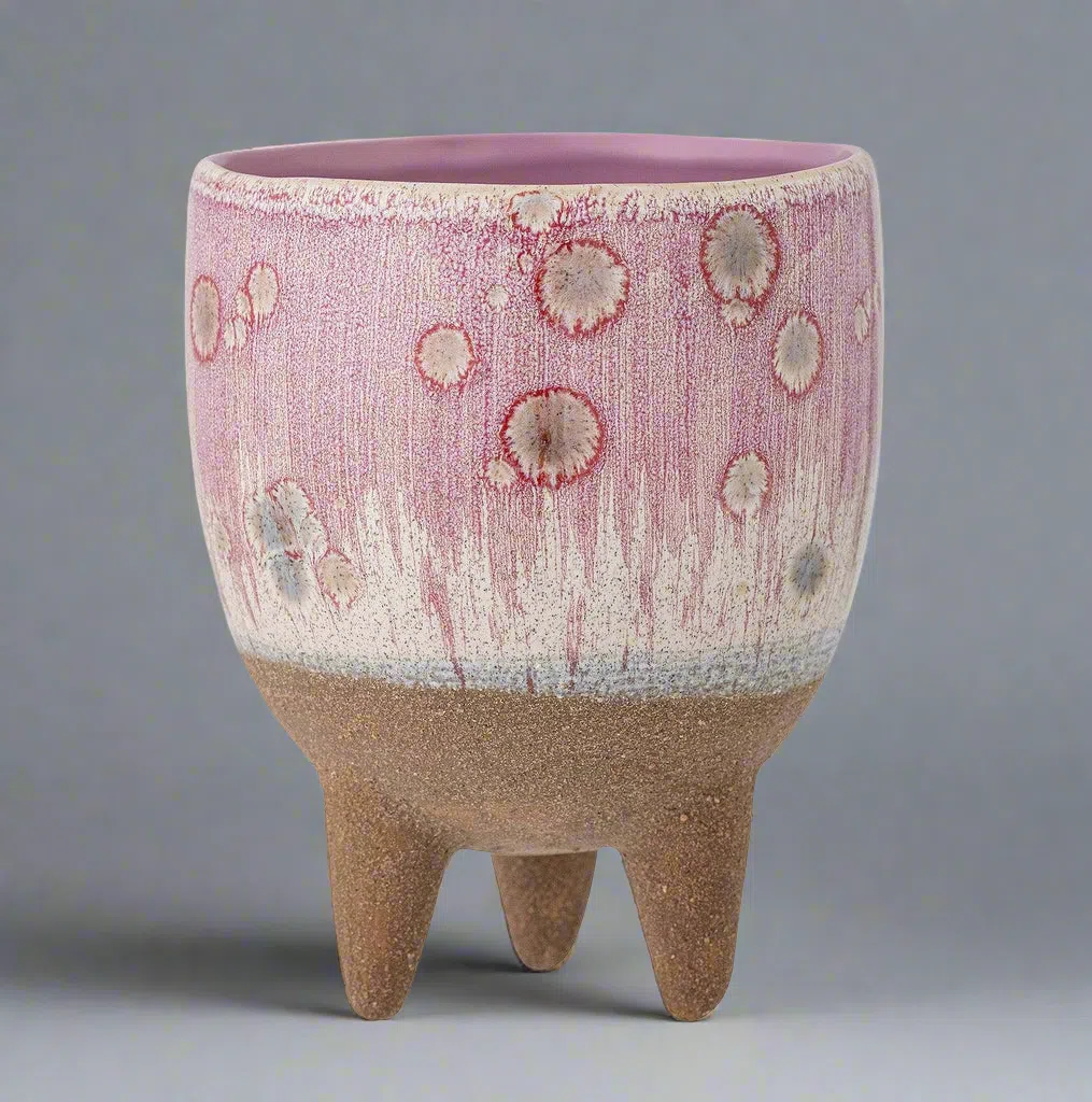 Bloomingville Laron Rose Stoneware Flower Pot - Image 4