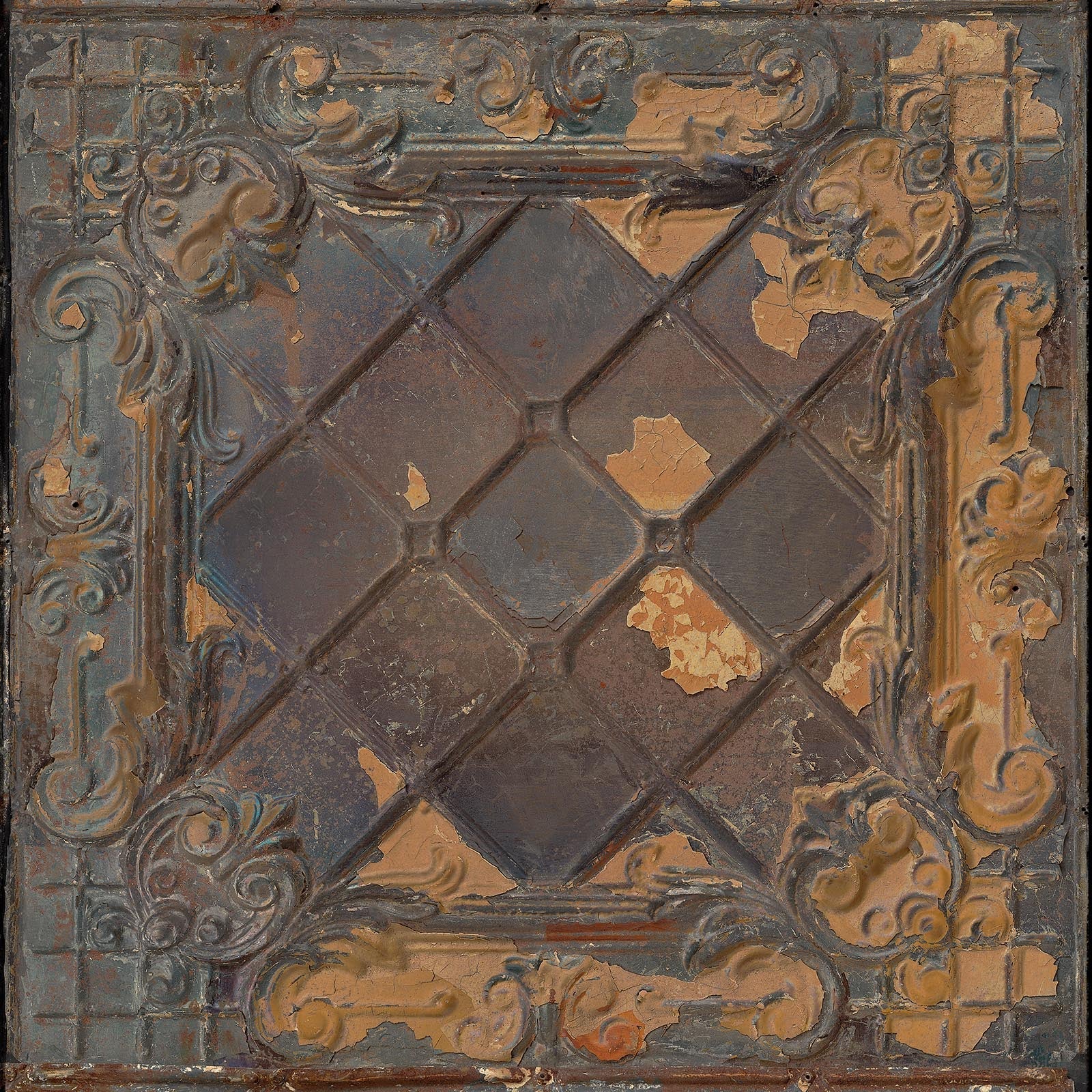 NLXL Brooklyn Tin Tiles Metallic Wallpaper TIN-08 - Image 3