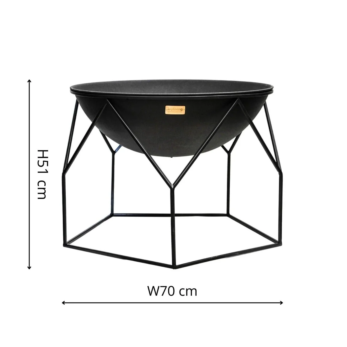 Ivyline Outdoor Buckingham Fire Pit - Image 12