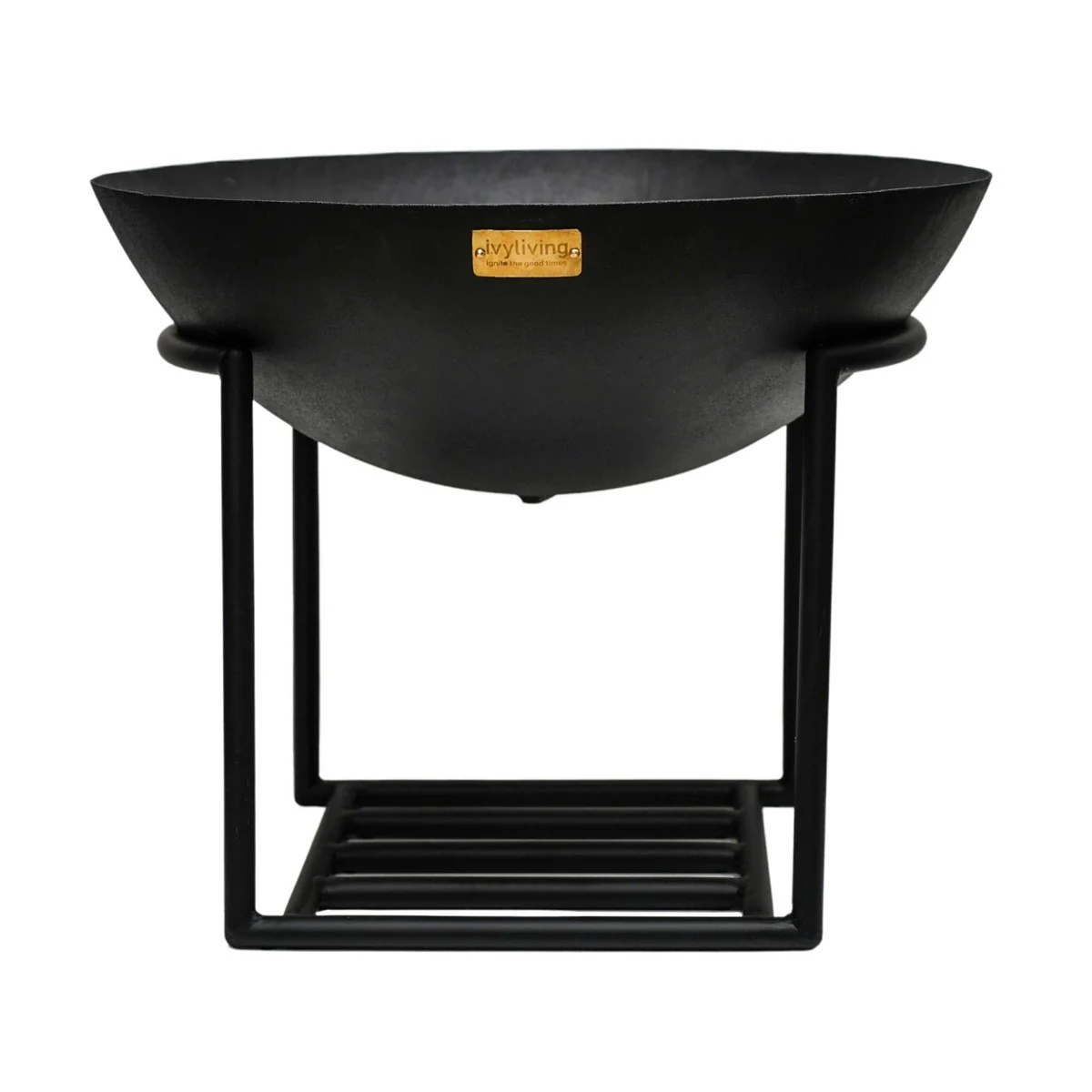 Ivyline Outdoor Cast Iron Fire Pit on Stand - Image 14