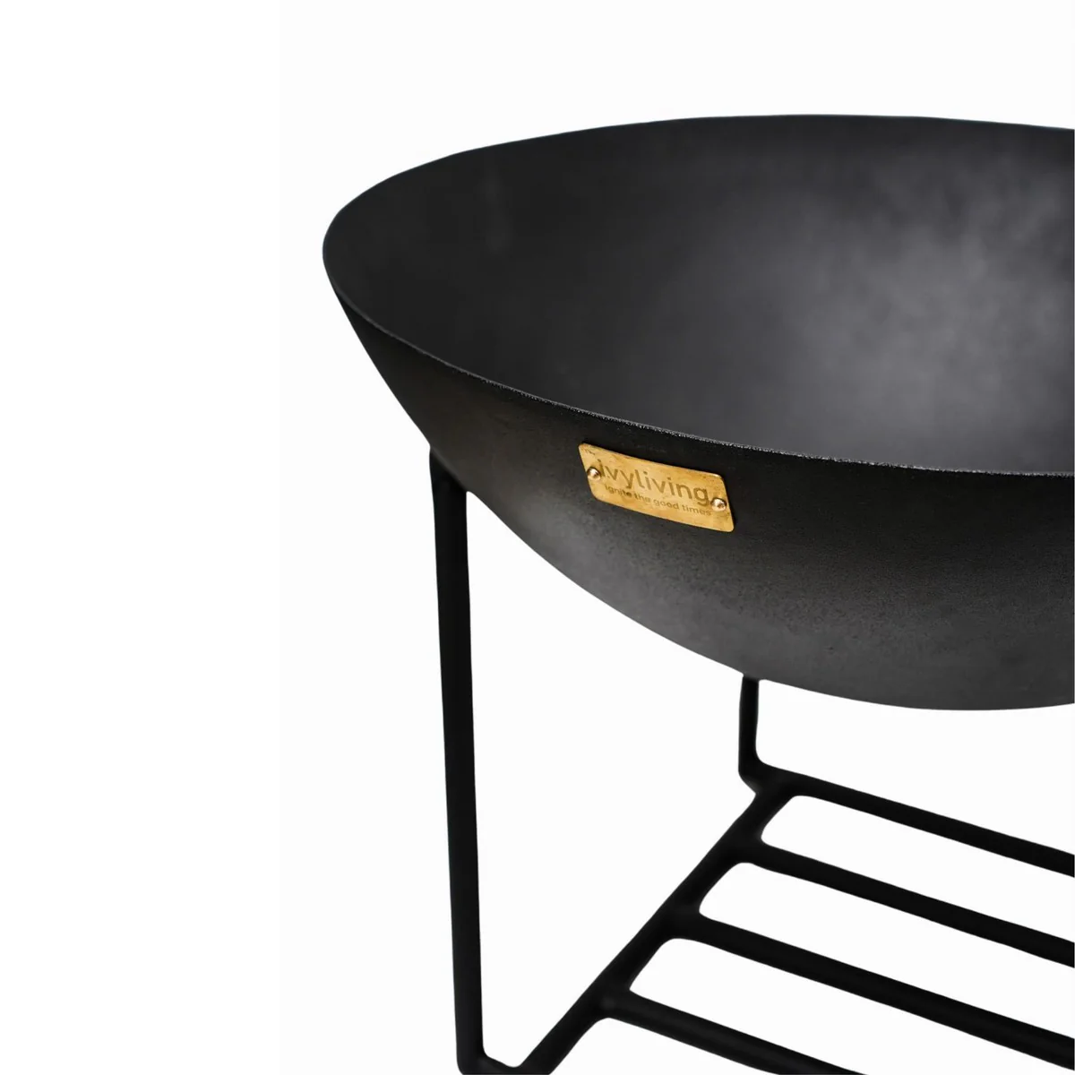 Ivyline Outdoor Cast Iron Fire Pit on Stand - Image 17