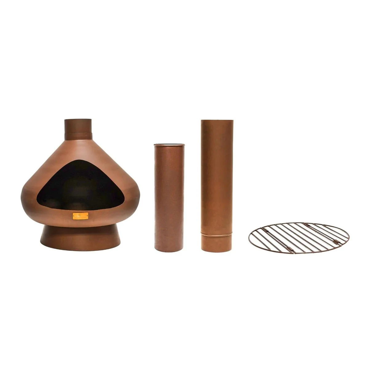 Ivyline Outdoor Fornax Fireplace Rust - Image 3