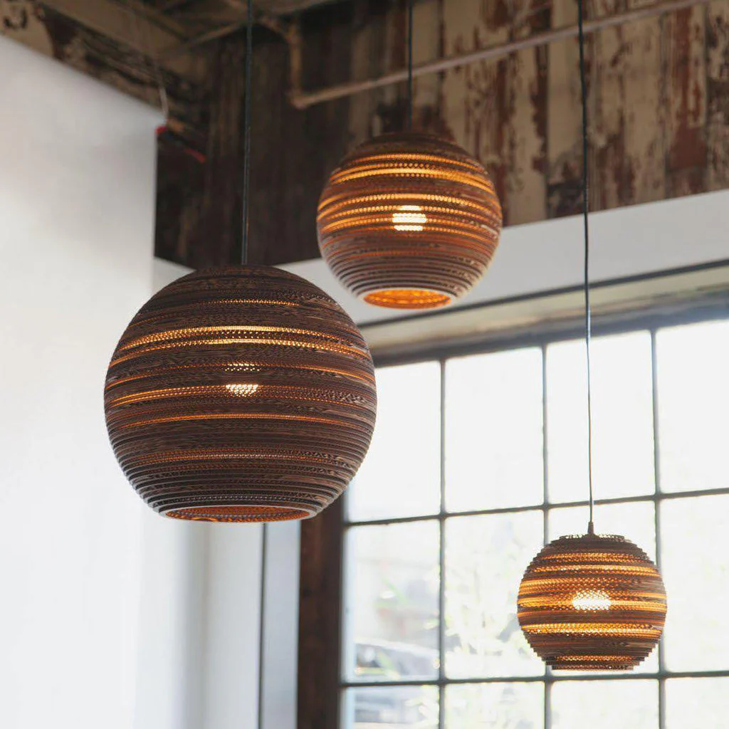 Graypants Scraplights Moon 10 Pendant Lamp - Natural - Image 3
