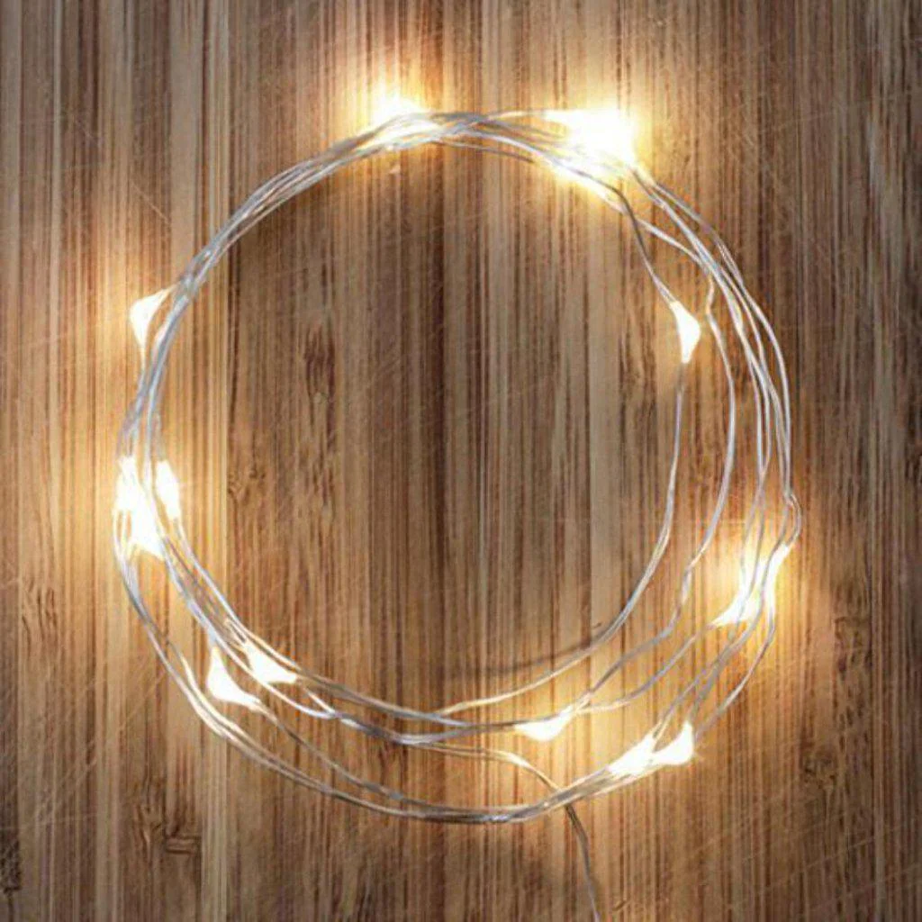 Kikkerland White Silver Micro Fairy Lights - Image 5