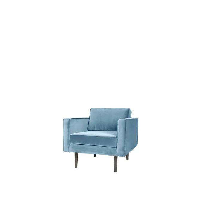 Broste Copenhagen Wind Armchair Pastel Blue - Image 5